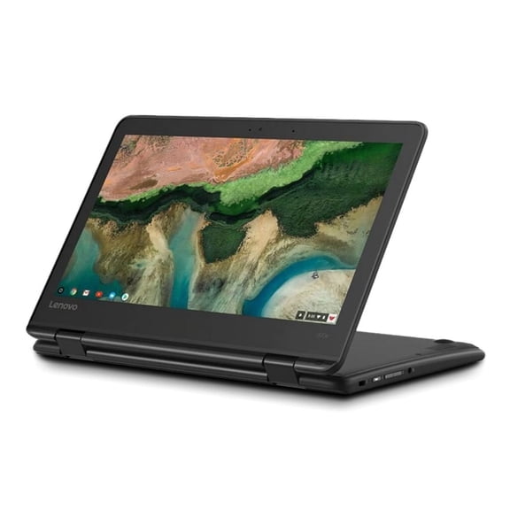 Restored LENOVO 81MB001DUS 300e Chromebook 2nd Gen 11.6" HD Touchscreen Celeron N4020 1.1GHz Integrated Intel UHD Graphics 600 4GB RAM 32GB SSD Chrome OS Black