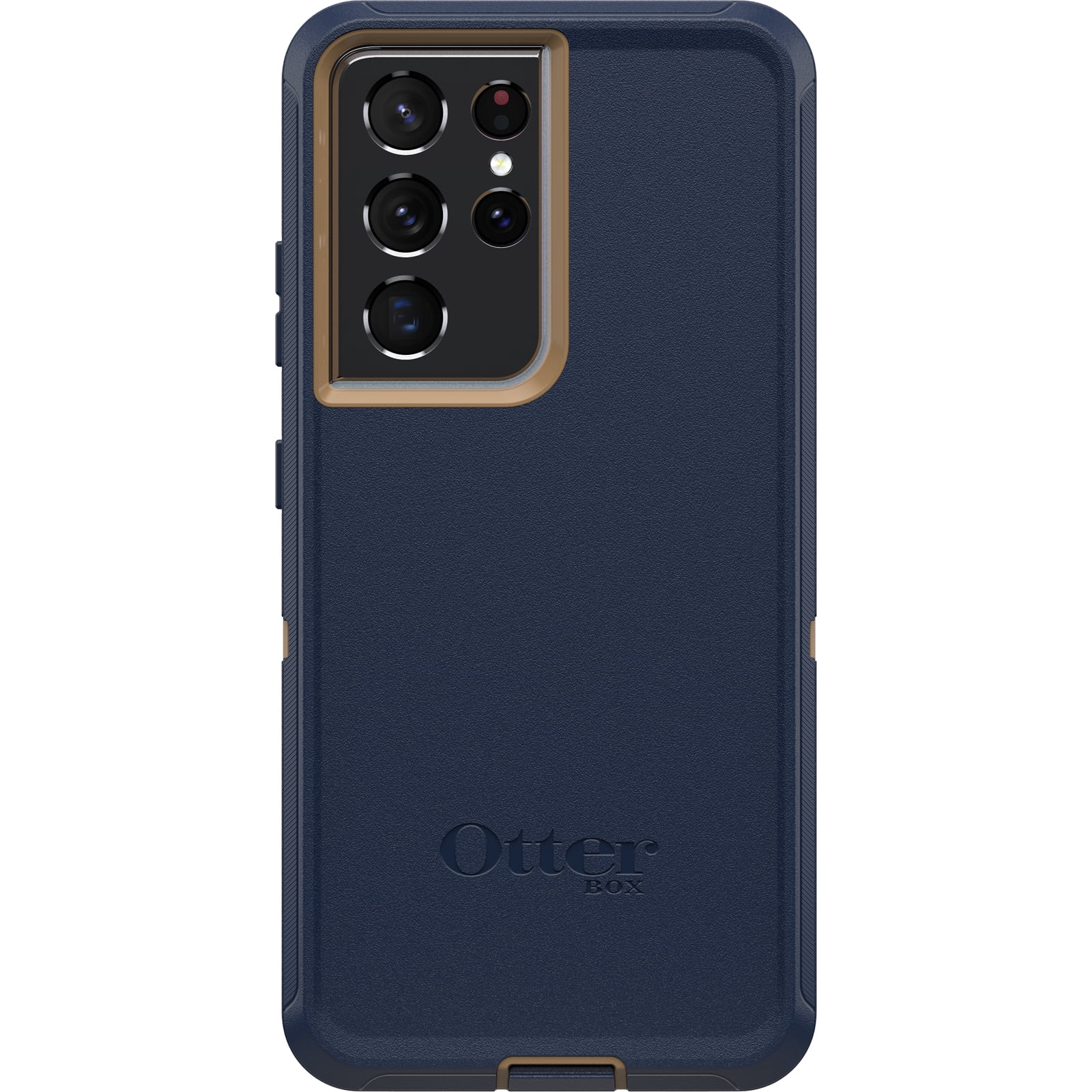 OtterBox Galaxy S21 Ultra 5G (Only) - Defender Series Screenless Edition Case - Blue Suede Shoes - Holster Clip Included - Non-Retail Packaging