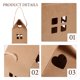 thumbnail image 2 of EeaseMX Cajas de papel de 15 piezas en forma de casa bolsas de mano presentes cajas de dulces multifunción, 2 of 8