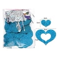 thumbnail image 5 of Walbest 1 Set(100pcs) Nice-looking Glitter Pendant for Balloon, Plastic Heart Shaped Hanging Pendant DIY Balloon Sequin Ornament for Wedding Party, 5 of 7