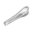 thumbnail image 2 of sunsanly Food Clip Cooking Salad Serving BBQ Tongs Gatherings Food Buffet Tongs Stainless Steel Bead Appetizer Seak Tongs Versatile Kitchen Tongs, 2 of 7