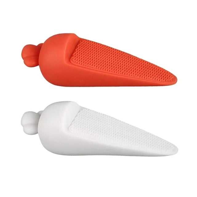 Topes de Puerta Portátiles Sunnimix Naranja y Blanco