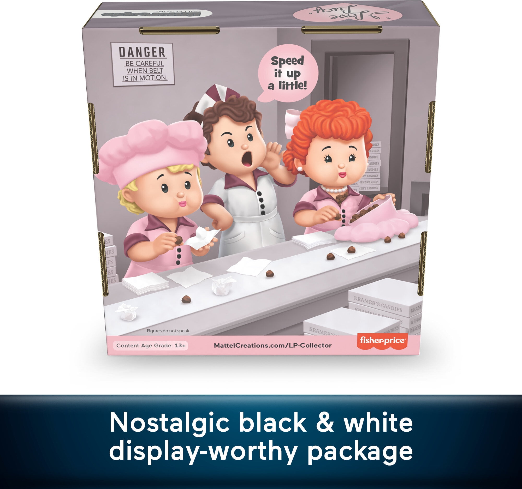 Little People Collector I Love Lucy Special Edition Figure Set for Fans, 2 Pieces