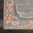 thumbnail image 6 of 2â€™ x 6â€™ Gray and Gold Medallion Runner Rug, 6 of 6
