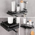 thumbnail image 3 of 2 estantes de ducha (negro), 3 of 5