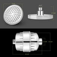 FEELSO Shower Head and 15 Stage Shower Filter, High Output Hard Water