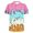 Pink, variant on Men's Polo Shirts Funny Ice Cream Golf Polo Shirt Light Moisture Wicking Performance Casual Shirt