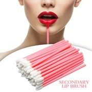 NIUREDLTD Lip Brushes, 100Pcs/Set Disposable Lip Brushes Make Up Brush Lipstick Lip Gloss