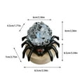 thumbnail image 3 of Halloween Spider Lamp,Spooky Home Decor Natural Amethyst,Clear Crystal Stones Lamp Halloween Home Decor for Table Centerpiece Spider Crystal Healing Stones Lamp Novelty Spider Unique Night Light, 3 of 5