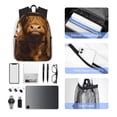 thumbnail image 4 of Fotbe Cow With Butterflies Lilies Mochila Ligera Casual para Laptop para Hombres y Mujeres, Mochila Impermeable de Uso Diario, Mochila para Universidad, 4 of 6