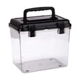thumbnail image 1 of Bunblic Camera Case Airtight Bin Accessories with Handle Practical Multifunctional with Lid Container Portable Storage Box Black, 1 of 8