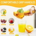 thumbnail image 2 of Lemon Squeezers, Lemon Juicer Lime Squeezer Citrus Juicer Lemon Squeezer Press, Hand Juicer for Lime Grapefruit Orange Lemon Citrus, Dual-Action Citrus Press, 2 of 5
