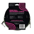 thumbnail image 2 of Cable Trenzado para Instrumentos Ernie Ball Negro y Verde 3 m Recto/acodado, 2 of 2