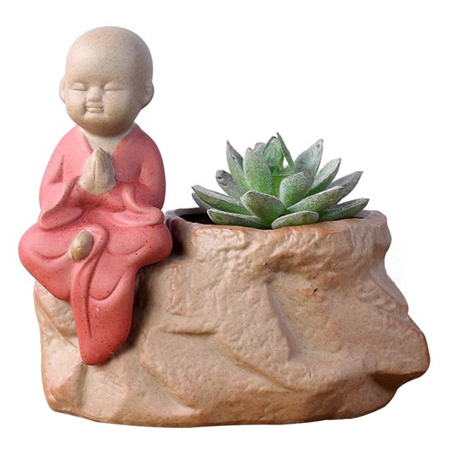 Succulent Pot Creative Cartoon Ceramic Flower Pot Gardening Pot for Home Office