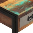 thumbnail image 5 of vidaXL Coffee Table with 3 Drawers Solid Reclaimed Wood 100x50x35 cm, 5 of 5