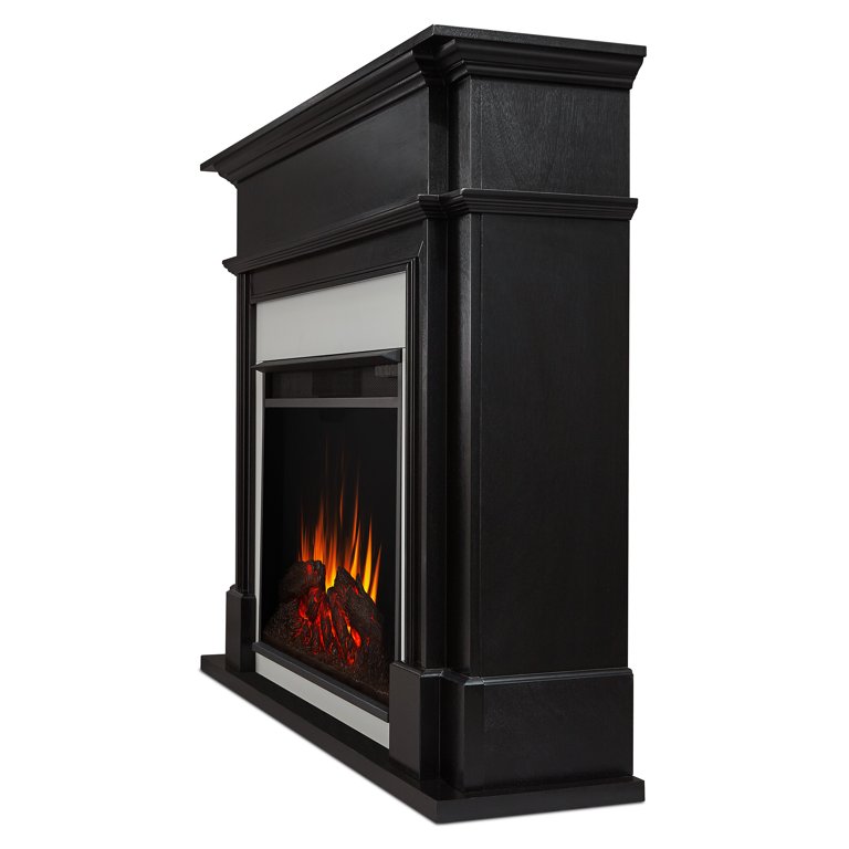 Harlan Grand Electric Fireplace Black by Real Flame - Walmart.com