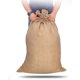 thumbnail image 4 of Bolsa de arpillera. Paquetes de competencia de sacos de arena y sacos de papas, juegos de césped al aire libre para atletas y almacenamiento de alimentos y productos. (2 paquetes) Ormromra WRJM-112, 4 of 5