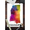 thumbnail image 3 of Mississippi, State Abstract Watercolor (12x18 Wall Art Poster, Room Decor), 3 of 3