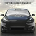 thumbnail image 2 of Electric Car Front Windshield Sunshade Summer Auto Folding Sun-blinds Heat Insulated Sunproof Supplies Vehicle Sun Umbrella 2024 (V style S), 2 of 7