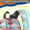thumbnail image 5 of 17 Inch Lightweight Backpack,PVC Waterproof Oxford Fabric, Ergonomically Designed, with Large Capacity, Camouflage Print, 5 of 5