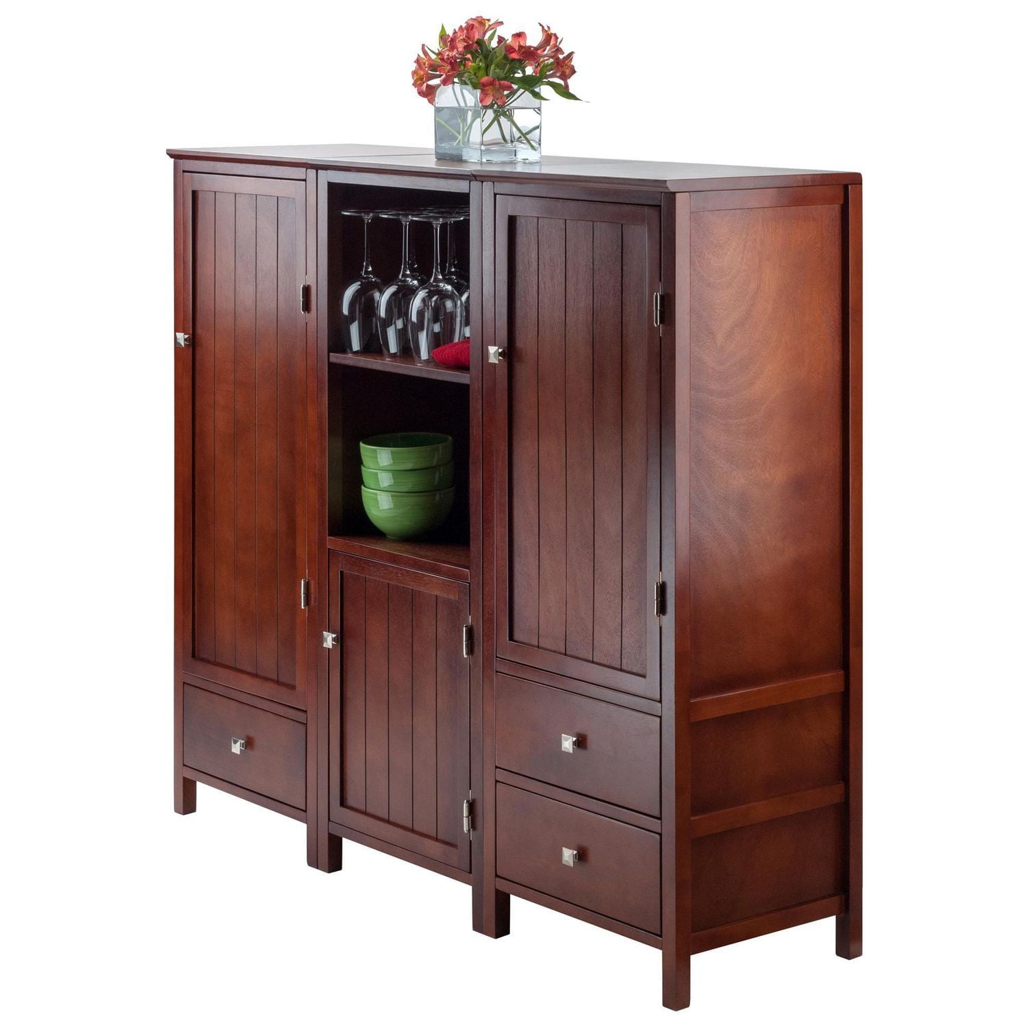 Winsome Brooke 3 Piece Cupboard Set