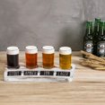 thumbnail image 6 of MyGift 2 Piece Beer Flight Sampler Serving Tray with 8 Glasses, 6 of 7