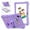 Lightpurple, variant on Allytechgroup Kids Case for Samsung Galaxy Tab A9 8.7", EVA Lightweight Bumper Shockproof Kickstand Shoulder Strap Children Friendly Tablet Case for Galaxy Tab A9 SM-X110 X115 X116, Lightpurple