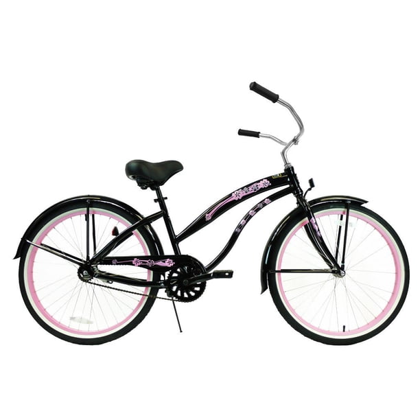 26" GreenLine Kruiser1APL Ladies Single Speed Aluminum Beach Cruiser