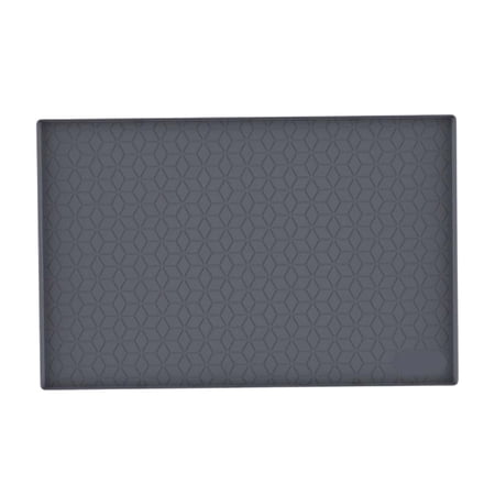 -Sink Mat Multipurpose Rolling Cabinet Protection Mats Easy to Clean Non-slip Sink Protector for Home, Kitchen, Bathroom , Dark Gray