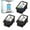 Black, variant on CMYi PG-275 CL-276 Combo Pack Ink Cartridges compatible with Canon Printers, 2 Black, 1 Tri-color