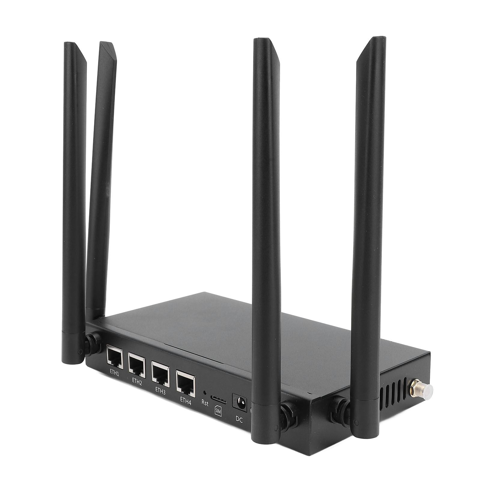YAHHU 4G LTE CPE Router Unlocked Wireless WiFi Modem 300Mbps Hotspot with 6 Antennas EU Plug for Home and Office Connectivity (11.02 inches / 28 cm)