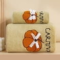 thumbnail image 1 of Ganfancp Acción de Gracias Calabaza Coral Toalla de Baño de Lana Set Toalla Grande y La Cara Toalla de Dos Piezas Suave y Cálida Decoración Del Hogar Buen Artículo para El Uso de Toda La Familia Reba, 1 of 6