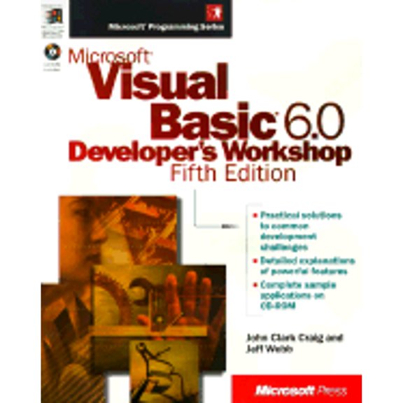 Pre-Owned Microsoft Visual Basic 6.0 Developer's Workshop (Paperback) 157231883X 9781572318830