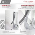 thumbnail image 6 of Stylish Gabriella Single Handle 14" Chrome Polished Bathroom Faucet B-100C, 6 of 11
