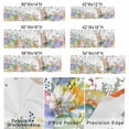 thumbnail image 3 of Valance for Windows,Easter Egg Cute Bunny Eucalyptus Valances Curtain Rod Pocket Valance for Kitchen Bedroom Living Room Bathroom,Country Wildflower Butterfly Short Curtains Window Treatment 54x18in, 3 of 9