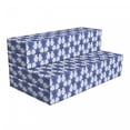 thumbnail image 1 of Floral Foldable Mattress, Eastern Art Flowers Pattern, 78.7" x 47.2", Ceil Blue Indigo, by Ambesonne, 1 of 4