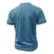 thumbnail image 5 of Camisa Henley De Manga Corta Con Gofres Para Hombre 2024, 5 of 8