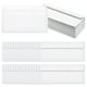 thumbnail image 1 of Uxcell 100 Paquetes de Sobres Comerciales Blancos #10, Sobres de Carta de Sello Autoadhesivo de Color, 1 of 6