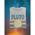 thumbnail image 3 of Pluto Never Forget Shaped T-Shirt Women -Smartprints Designs, Female Small, 3 of 4