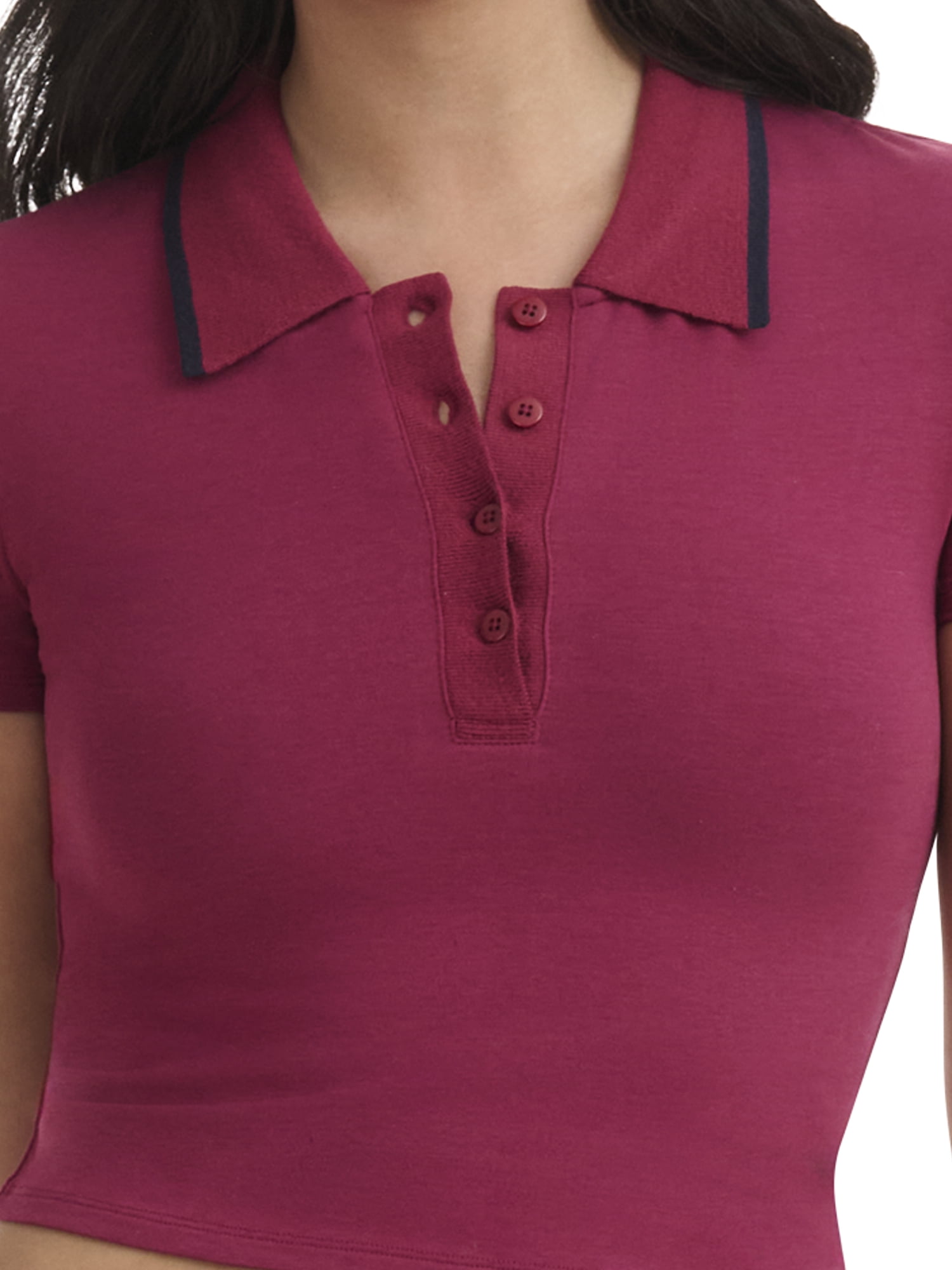 Mills by Millie Bobby Brown Women's Cut and Sew Polo, Sizes XXS-XXL