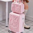 thumbnail image 3 of Juego de equipaje rodante para niños y mujeres, maleta con ruedas, bolso de mano, rosa, marca spinner, 3 of 4