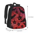 thumbnail image 3 of Daiia Bats And Spiders Backpack for Men and Women -Durable Backpack Large Capacity, Water-Resistant Bag with Adjustable Straps and Laptop Compartment, 3 of 9