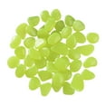 thumbnail image 2 of 50Pcs Glow in The Dark Rocks Pebbles DIY Crafts Cobblestones Luminous Stones for Yellow, 2 of 8