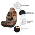 thumbnail image 6 of Sikiie Vintage Shiba Inu Art Car Seat Covers 2PCs Front Car Seat Covers Universal fit for Most Cars SUVs and Trucks-2 PCS, 6 of 9