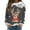 Grey, variant on Fiaer Crewneck Sweatshirts Womens Christmas Deer Graphic Funny Xmas Plus Size Baggy Trendy Long Sleeve Pullover Tops Red XL