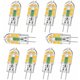 thumbnail image 1 of G4 Bulb, G4 LED Bulb 2W 200LM, Equivalent 20W G4 Halogen Bulb, Warm White 3000K, AC/DC 12V, No Flicker, Non-Dimmable, Pack of 10,, 1 of 5