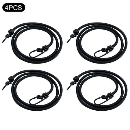 

Ekeka Clearance ! 4pcs Outdoor Camping Bungee Cord Metal Straps With Hooks Multipurpose Tie Down