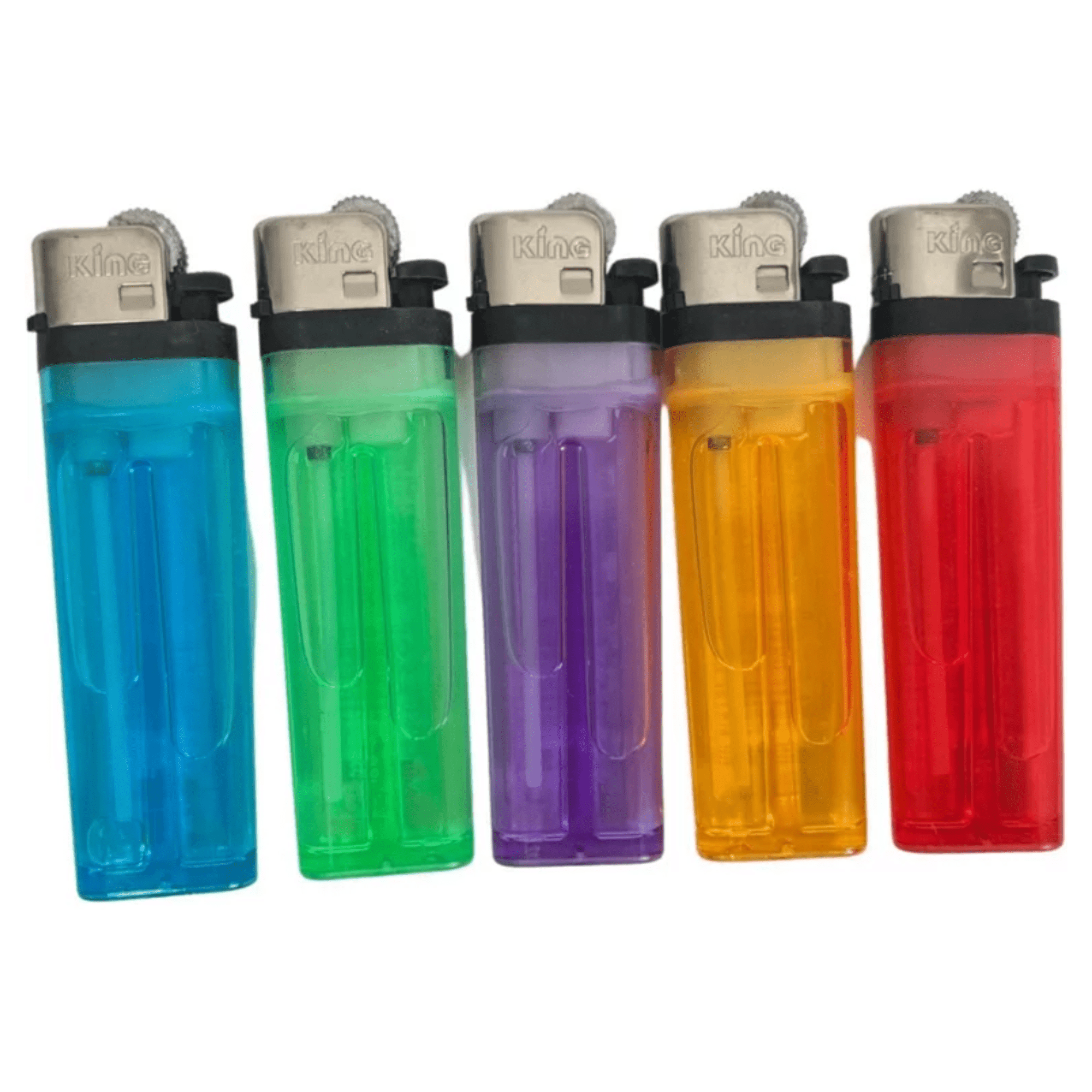 King Classic Disposable Butane Lighters Assorted Colors 50 Lighters Per Box 150 Count (Pack Of 3) BIG 3 SAVE