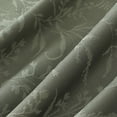 thumbnail image 6 of Taotanxi 95% Blackout Boho Curtains 102 Inches Long for Bedroom Green Scroll Floral Patterned Curtains, Darkening Thermal Insulated Window Drapes, 6 of 6