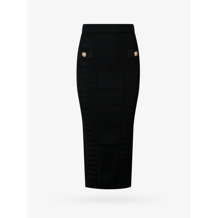 

WOMAN Knitted longuette skirt with iconic buttons